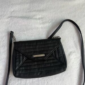 Black Quilted Crossbody Bag